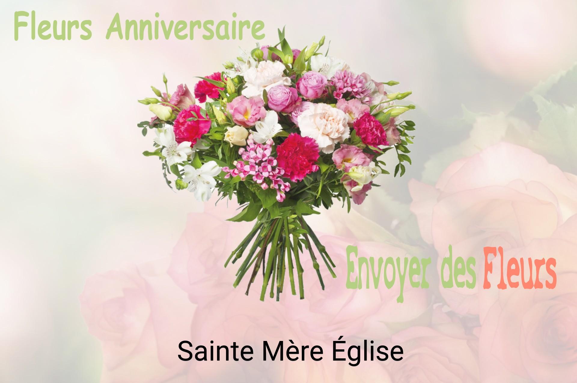 Bouquet de fleurs d’anniversaire livré à Sainte-Mère-Église